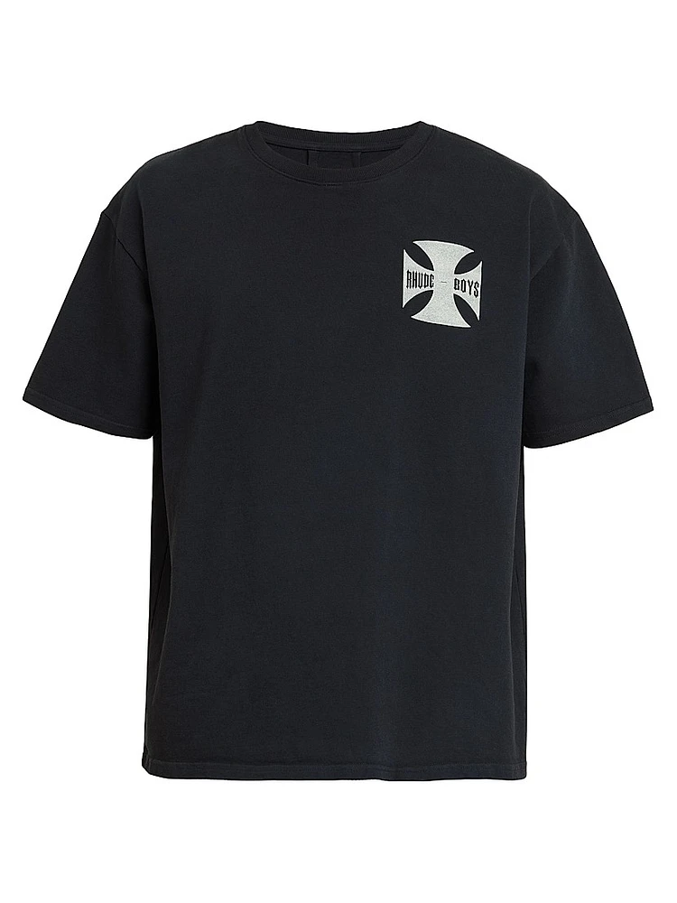 Rhude Boys Cotton T-Shirt