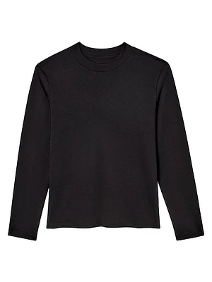 Raquel Long-Sleeve Pima Cotton Tee