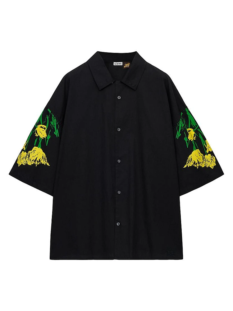 LOEWE x Paula's Ibiza Tulip Short-Sleeve Shirt