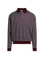 LOEWE x Paula's Ibiza Long-Sleeve Polo Sweater