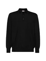 Lightweight Knit Polo Shirt