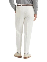 Garment Dyed Leisure Fit Trousers