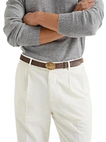 Garment Dyed Leisure Fit Trousers