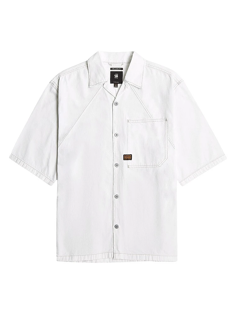 Track Relaxed Short-Sleeve Shirt