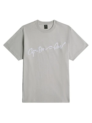 Logo Cotton Crewneck T-Shirt