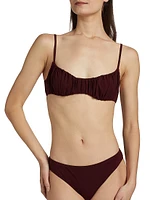 Naomi Ruched Bikini Top