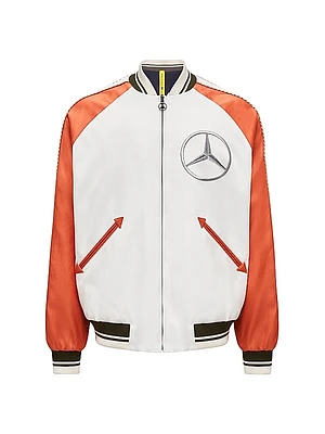 Moncler x Mercedes-Benz by Nigo Satet Bomber Jacket in Satin