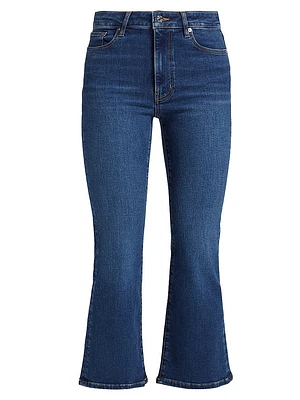 The Reboot Crop High-Rise Stretch Flared Jeans