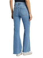 The Icon Mid-Rise Stretch Flare Jeans