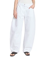 Barrel Mid-Rise Jeans