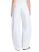 Barrel Mid-Rise Jeans