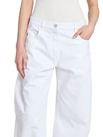 Barrel Mid-Rise Jeans