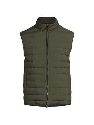 Stand Collar Puffer Vest