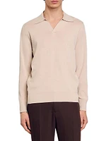 Knit Polo Shirt