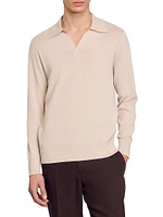 Knit Polo Shirt