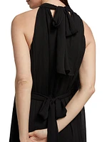 Jovie Ruffled Halter Maxi Dress