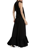 Jovie Ruffled Halter Maxi Dress