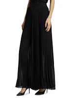 Athena Pleated Wide-Leg Pants