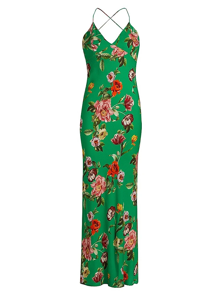 Loma Floral Maxi Slipdress