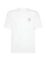 Comfort Nylon Crew Neck T-Shirt with Logo