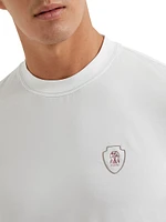 Comfort Nylon Crew Neck T-Shirt with Logo