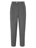 Virgin Wool Dynamic Fresco Trousers with Tee Holder
