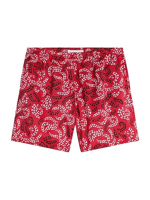 Printed Swim Trunks