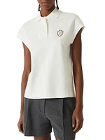 Techno Cotton Piqué Polo Shirt with Logo