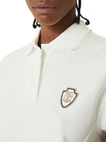 Techno Cotton Piqué Polo Shirt with Logo