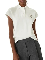 Techno Cotton Piqué Polo Shirt with Logo