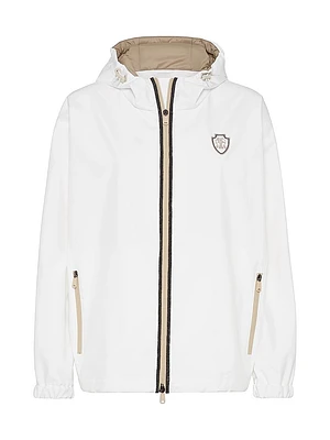 Nylon Hooded Outerwear Jacket