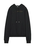 Logo Denim Hoodie