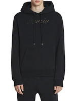 Logo Denim Hoodie