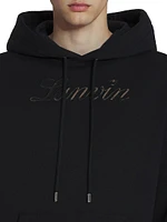 Logo Denim Hoodie