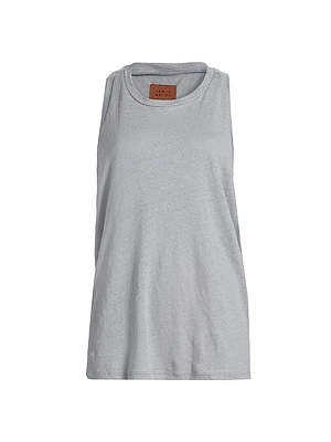 Linen Racerback Tank Top