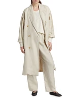 The Baggy Double-Breasted Trench Coat
