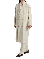 The Baggy Double-Breasted Trench Coat