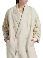 The Baggy Double-Breasted Trench Coat
