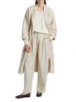 The Baggy Double-Breasted Trench Coat