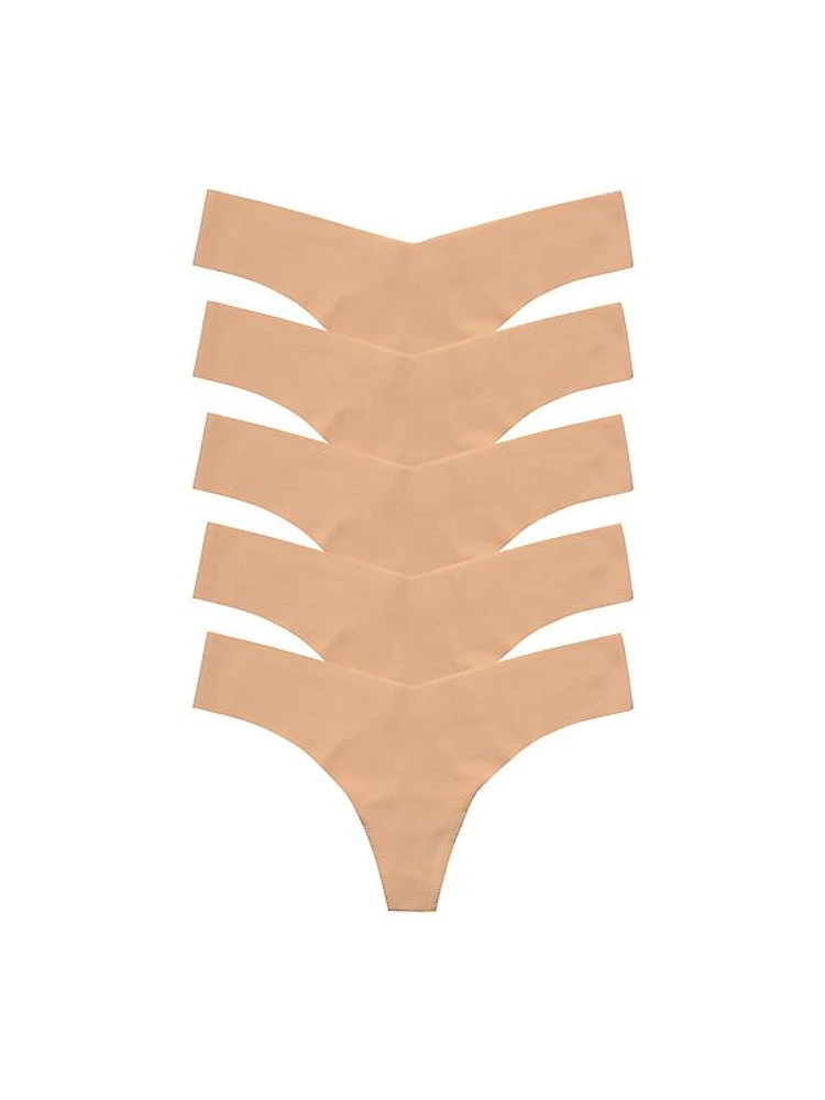 Microfiber 5-Pack Thong Set