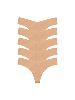 Microfiber 5-Pack Thong Set