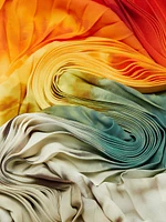 Lauren Pleated Tie-Dye Maxi Dress