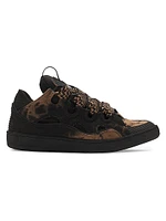 Curb Washed Denim Sneakers