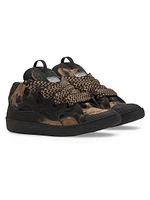 Curb Washed Denim Sneakers