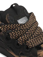 Curb Washed Denim Sneakers