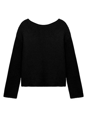 Draped Knit Sweater