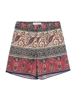 Bermuda Shorts with Voyage Imaginaire Print
