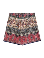 Bermuda Shorts with Voyage Imaginaire Print