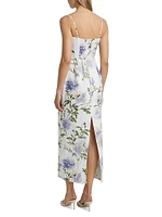 Frankie Floral Linen Maxi Dress