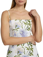 Frankie Floral Linen Maxi Dress